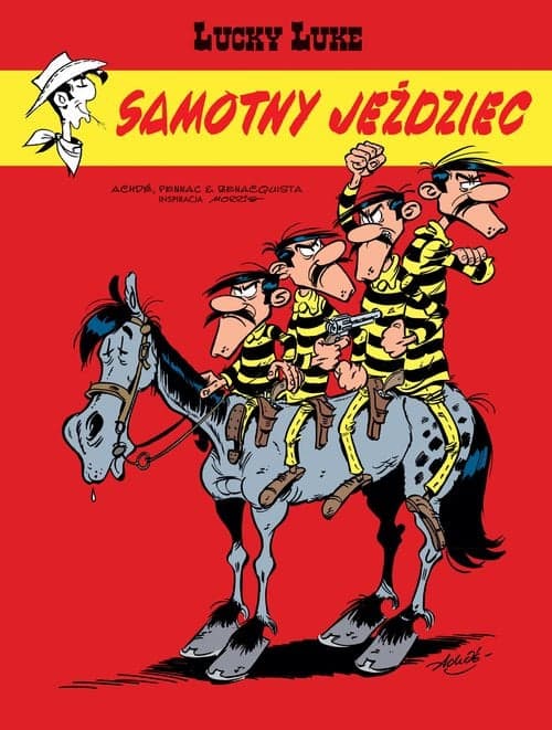 Lucky Luke Samotny jeździec Tom 76