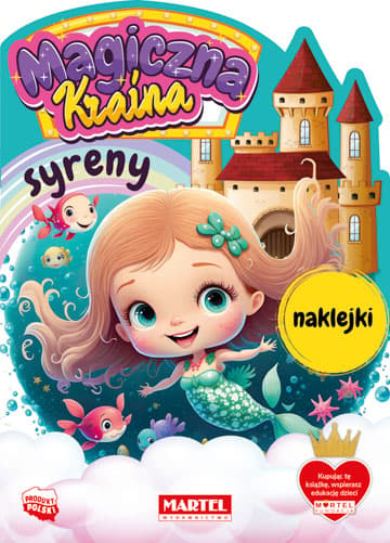 Magiczna kraina syreny naklejki