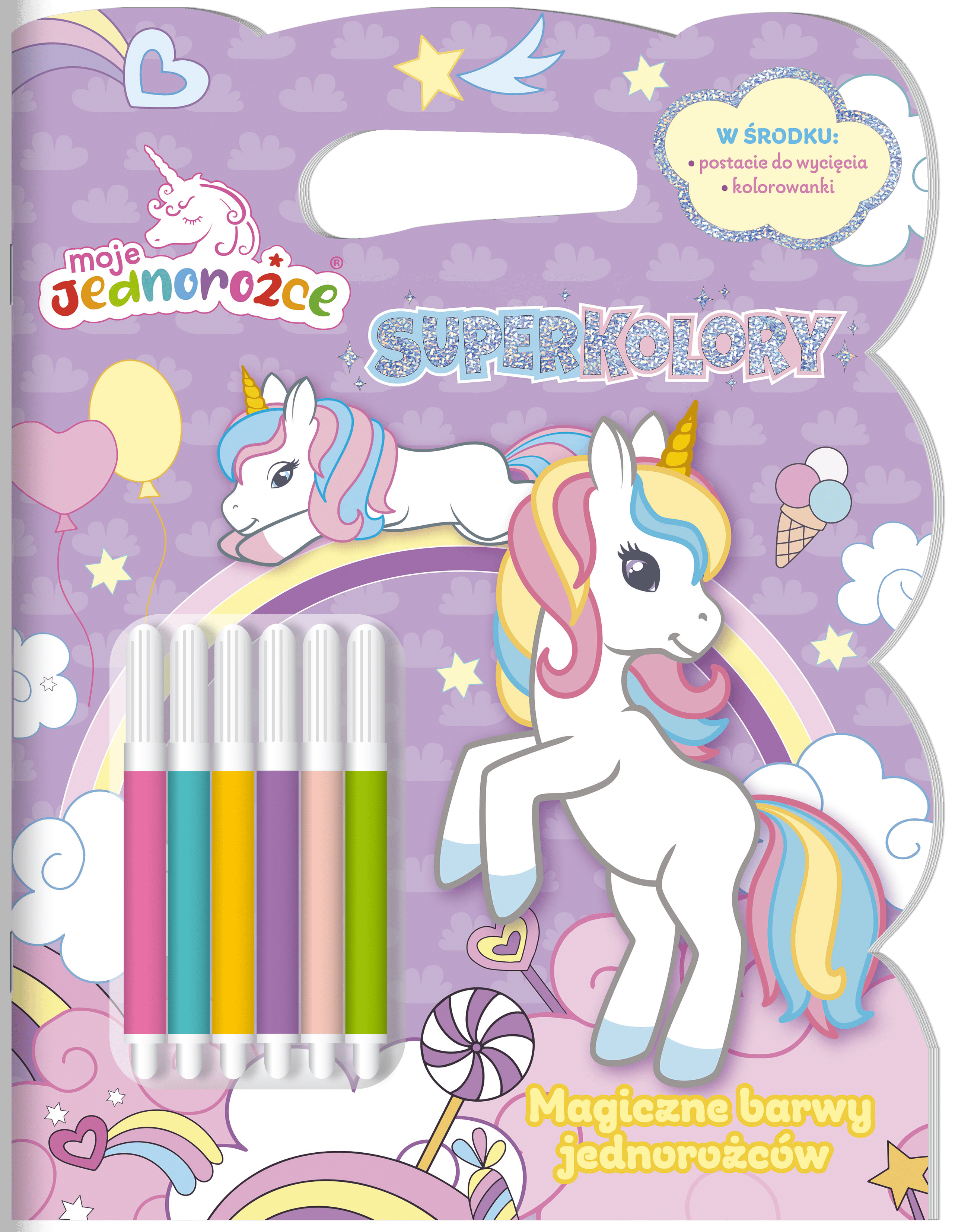 Magiczne barwy jednorożców. Moje jednorożce. Superkolory
