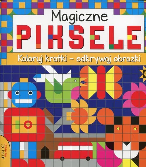 Magiczne piksele Koloruj kartki - odkrywaj obrazki