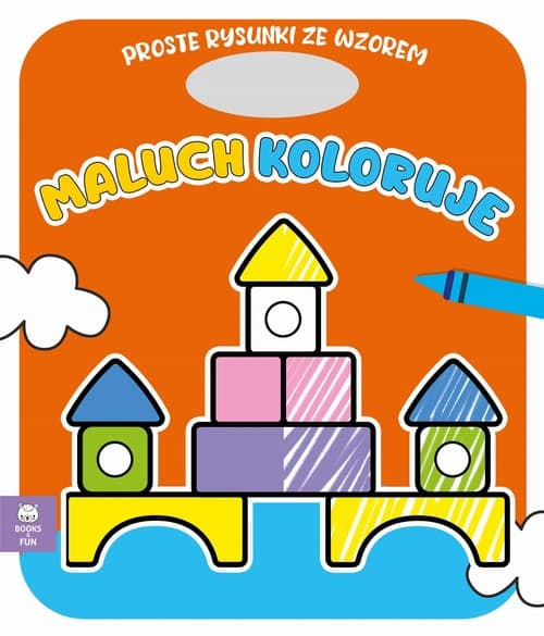 Maluch koloruje Klocki