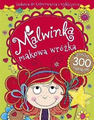 Malwinka makowa wróżka Zadania do kolorowania i wyklejania