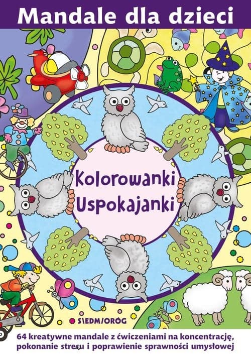 Mandale dla dzieci Kolorowanki uspokajanki
