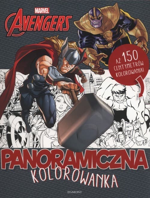 Marvel Avengers Panoramiczna kolorowanka