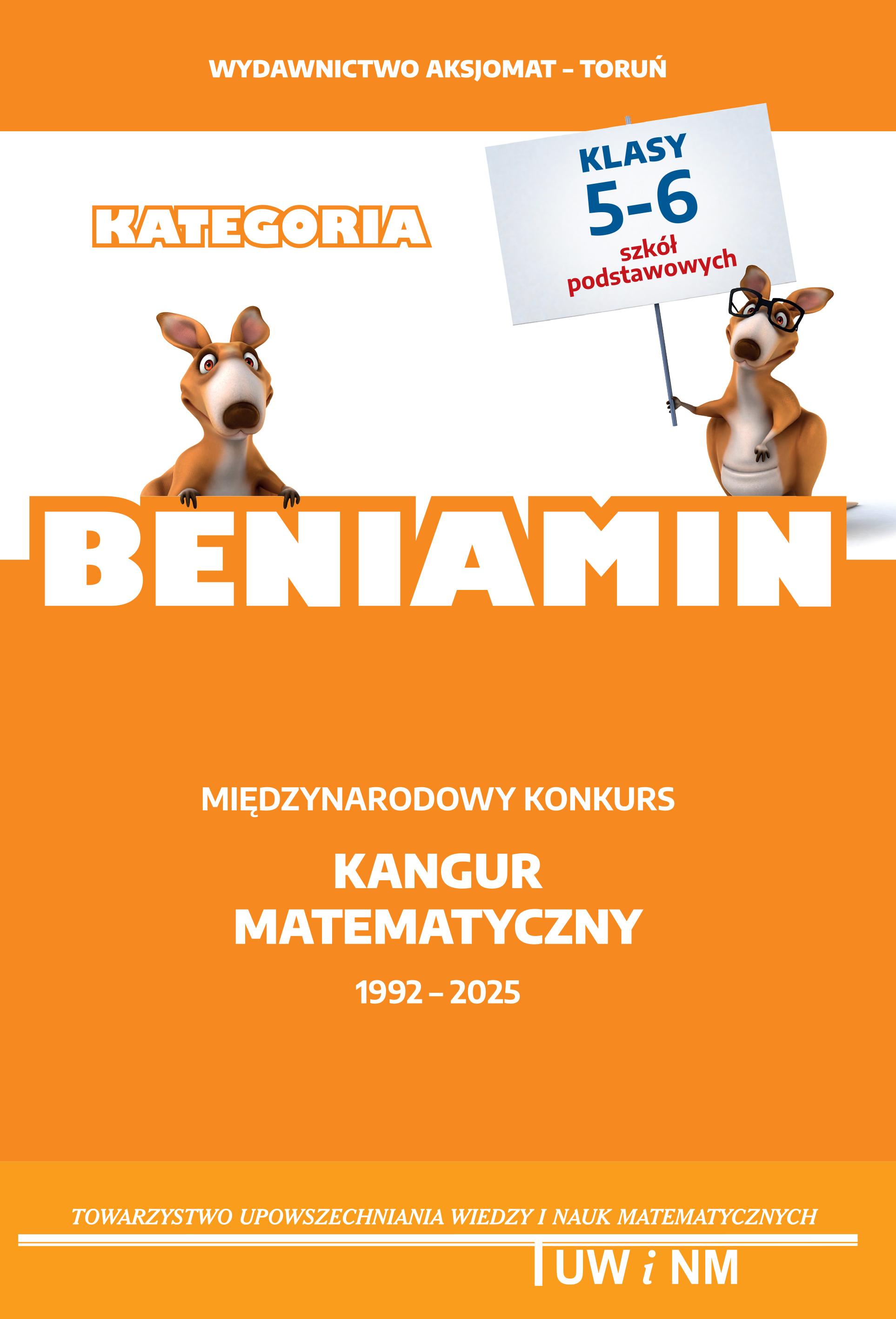 Matematyka z wesołym kangurem kategoria Beniamin