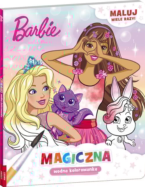 Mattel barbie dreamtopia. magiczna wodna kolorowanka MWB-1401