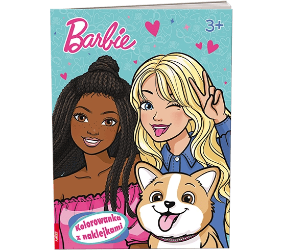 Mattel Barbie Kolorowanka z naklejkami NA-1112