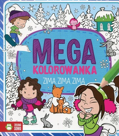 Megakolorowanka Zima zima zima
