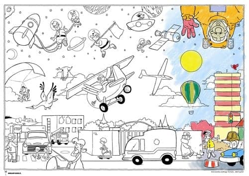 Metropolia Kolorowanka Kolorowanka wielkiego formatu