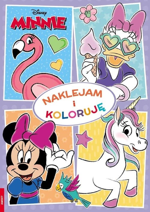Minnie Naklejam I Koloruję