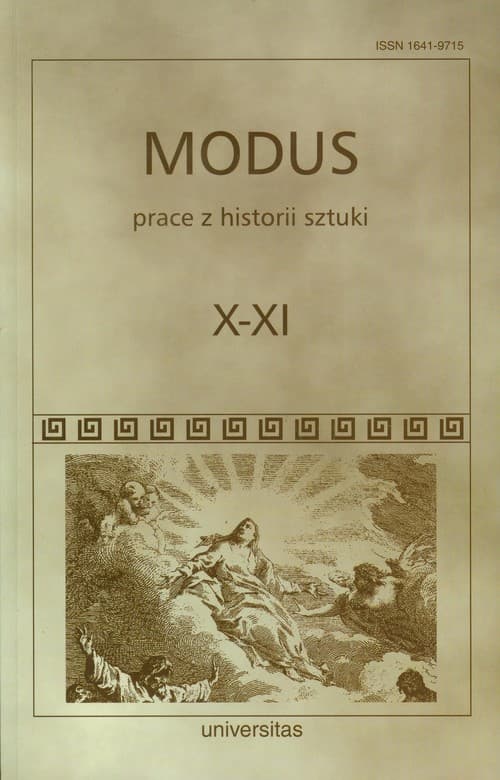 Modus Prace z historii sztuki Tom X-XI