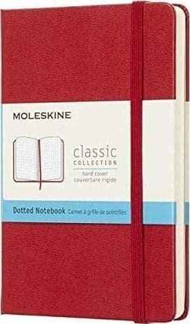 Moleskine Notes Classic 9x14 tw. kropki czerwony