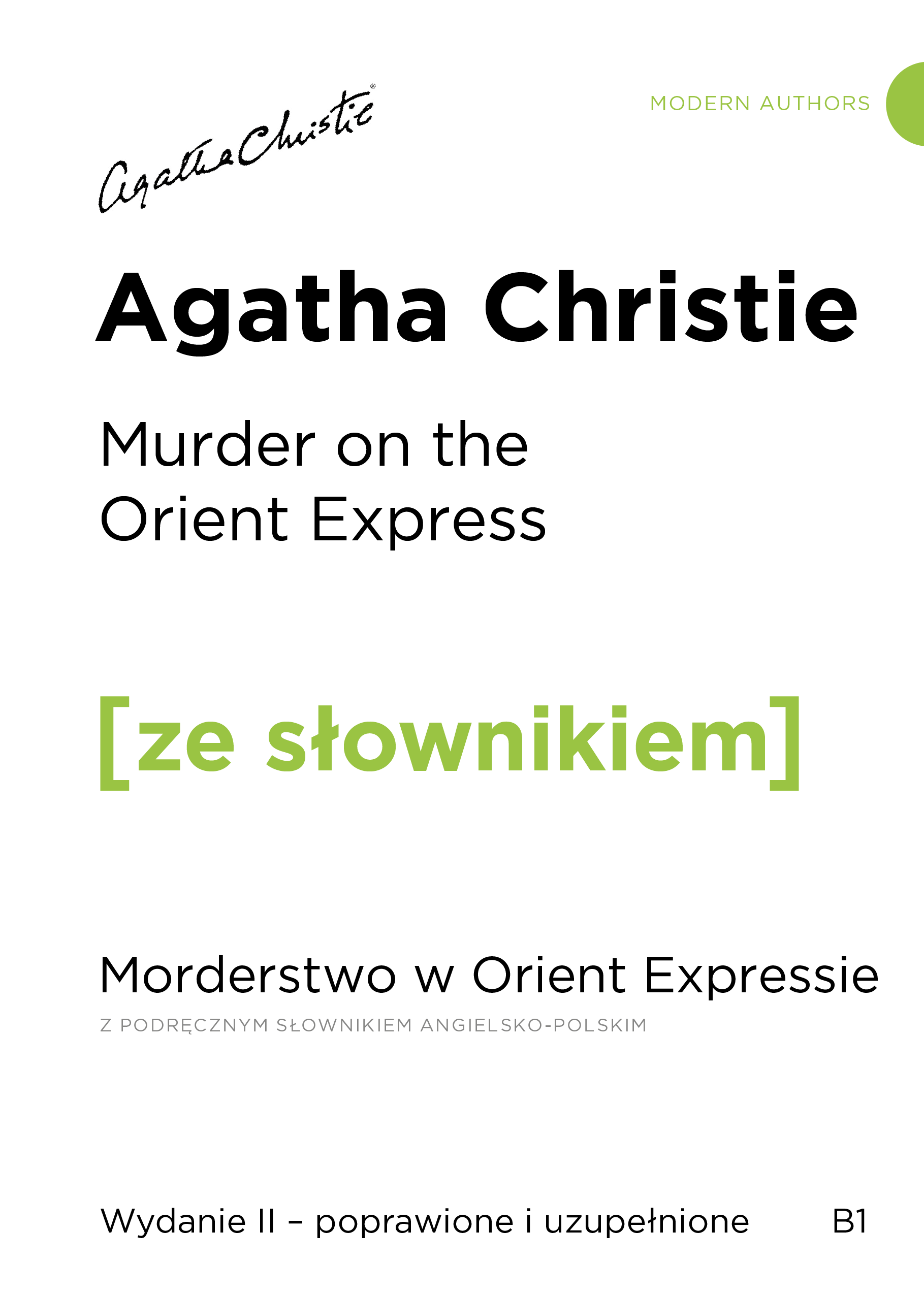 Morderstwo w Orient Expressie. Murder on the Orient Express. Z podręcznym słownikiem angielsko-polskim