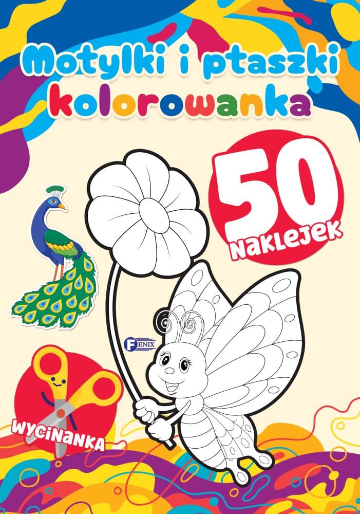 Motylki i ptaszki. Kolorowanka