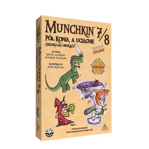 Munchkin 7/8 Pół Konia a Uciągnie Oszukując Oburącz