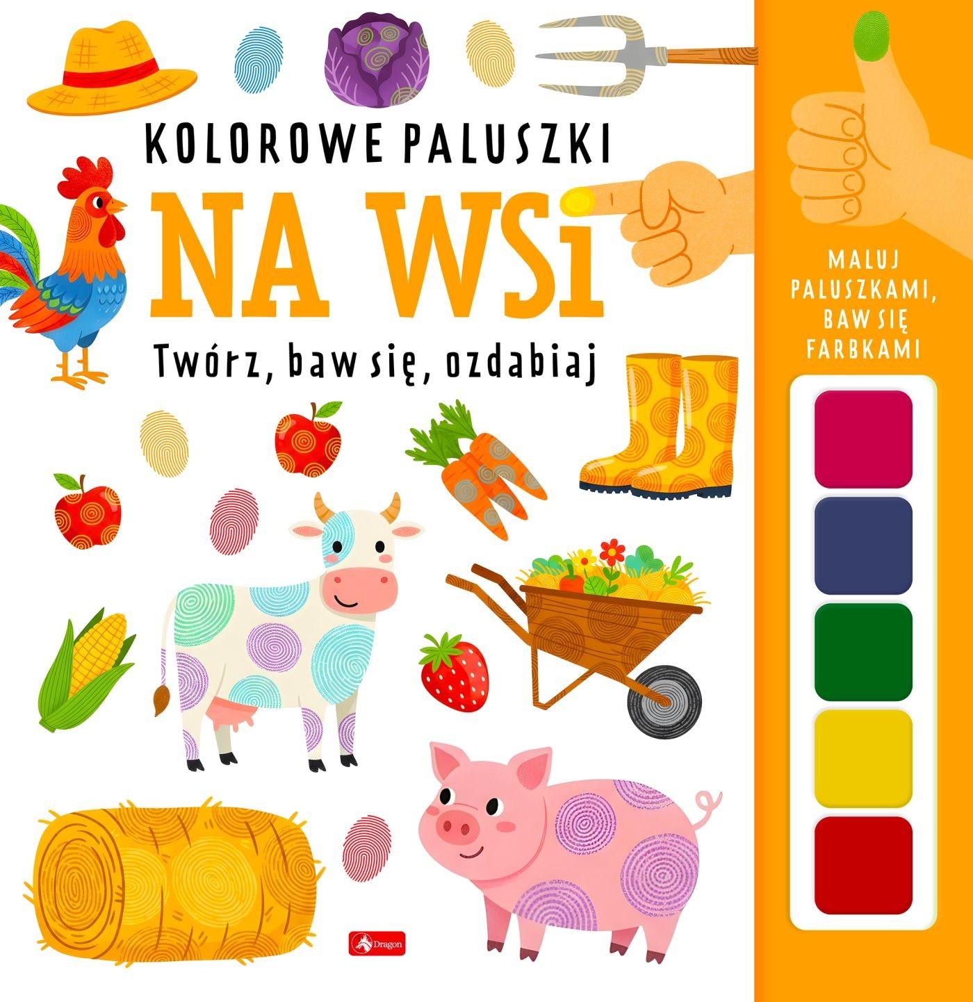Na wsi. Kolorowe paluszki