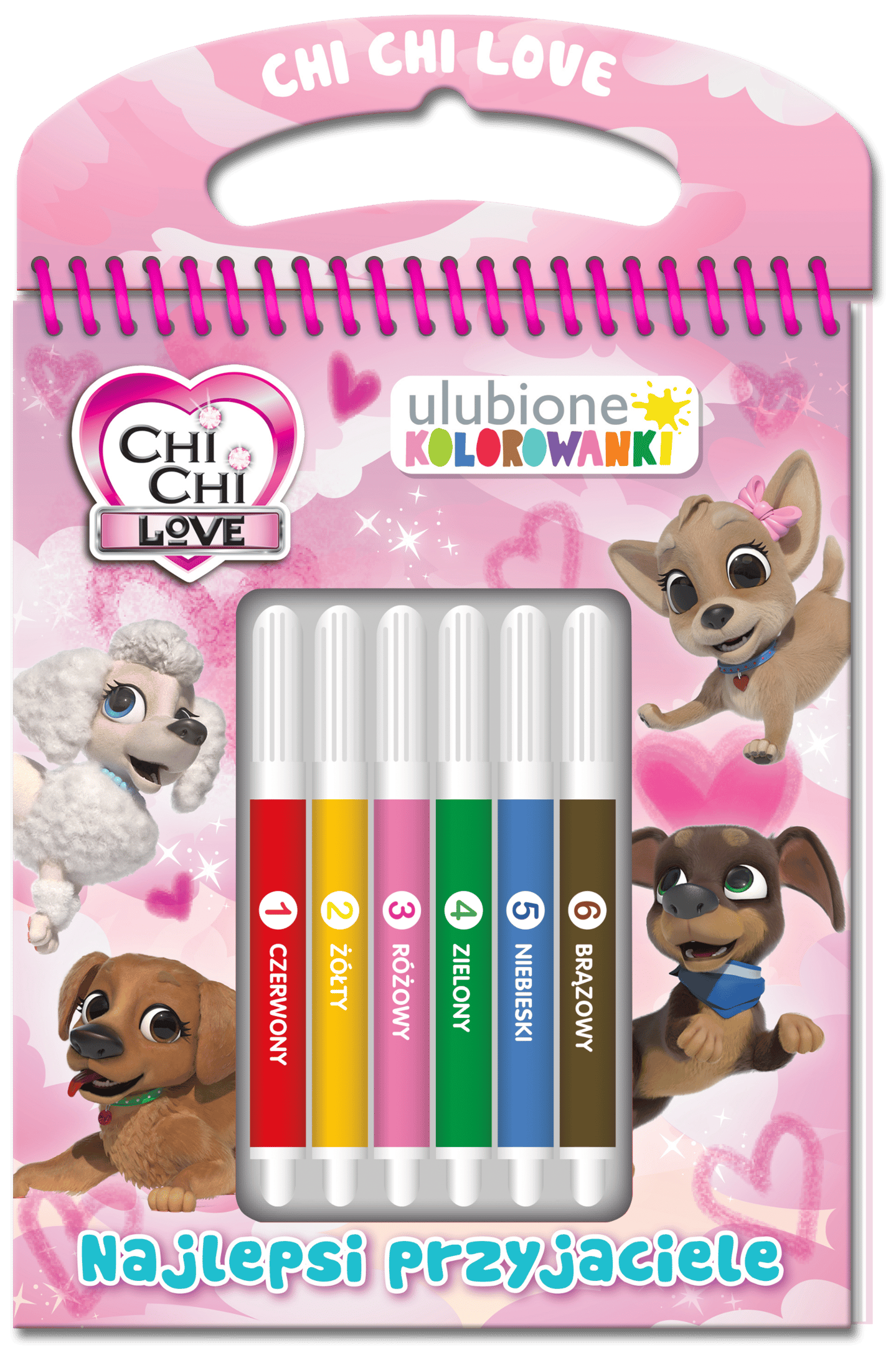 Najlepsi przyjaciele. Chi Chi Love. Ulubione kolorowanki