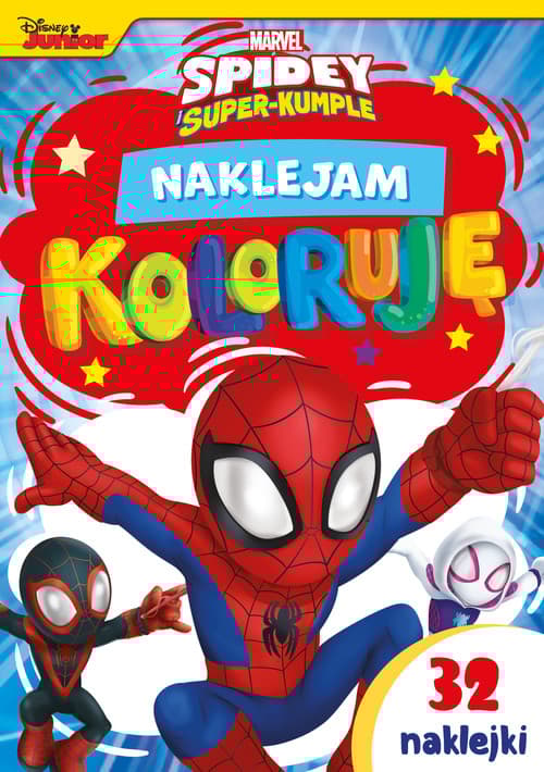 Naklejam i koloruję Marvel Spidey i Super-Kumple