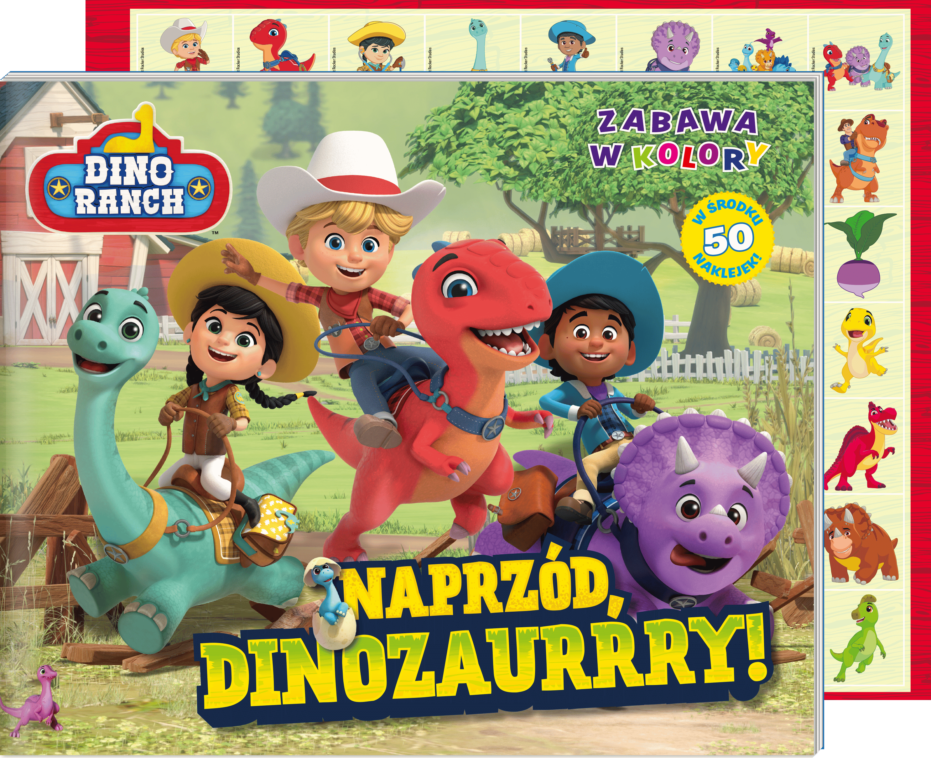 Naprzód, dinozaurrry! Dino Ranch. Zabawa w kolory