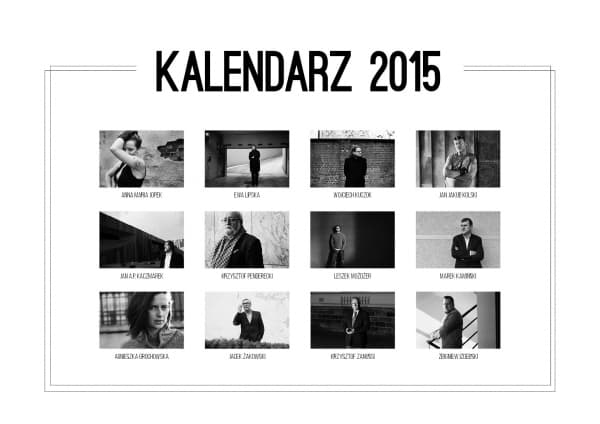 Niezwykły kalendarz na 2015 r. Fundacji „Start z Kulturą"