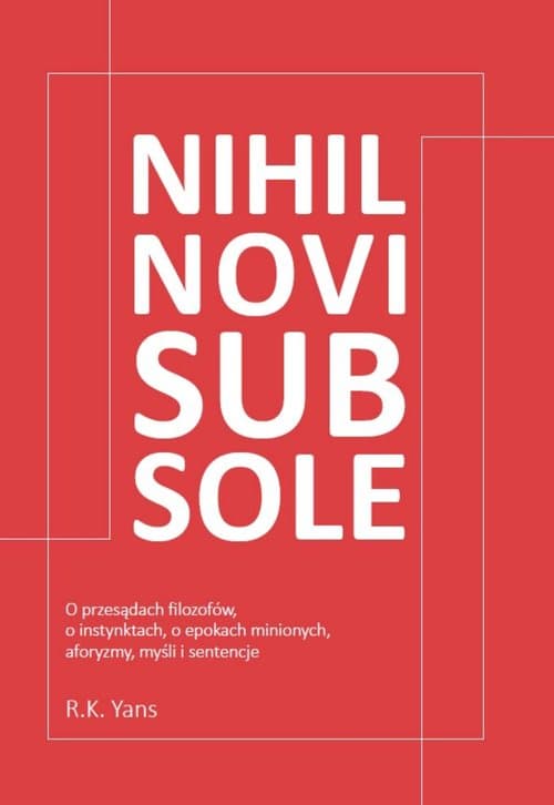 Nihil novi sub sole