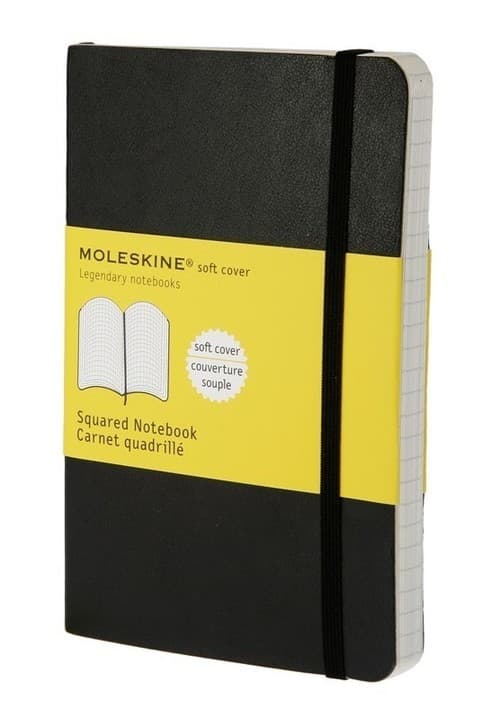 Notes Moleskine Classic P w kratkę czarna miękka o