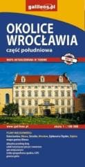 Okolice Wrocławia część południowa mapa