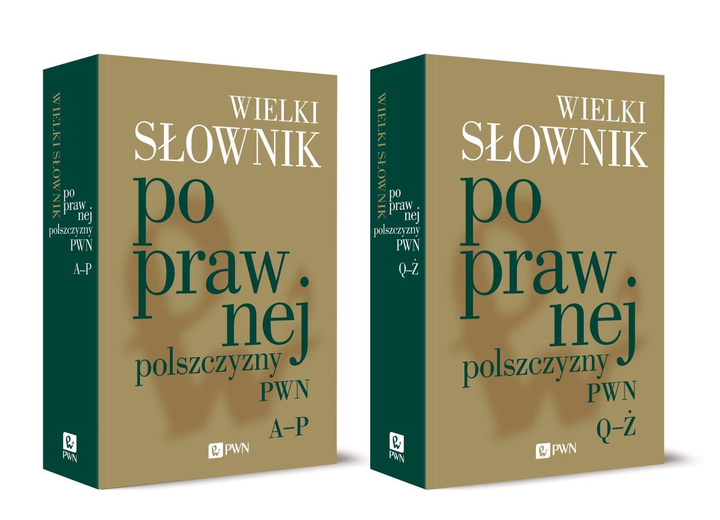 Pakiet Wielki słownik poprawnej polszczyzny PWN. Tomy 1-2