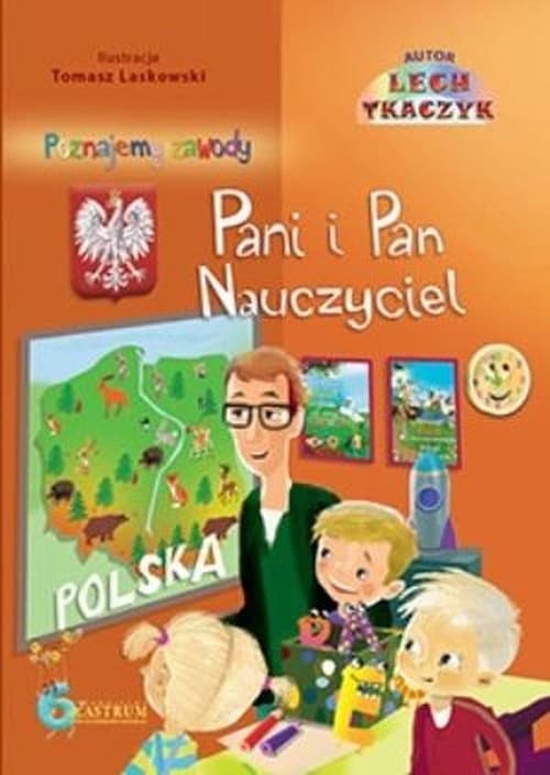 Pani i Pan Nauczyciel Książka edukacyjna dla dzieci z audiobookiem