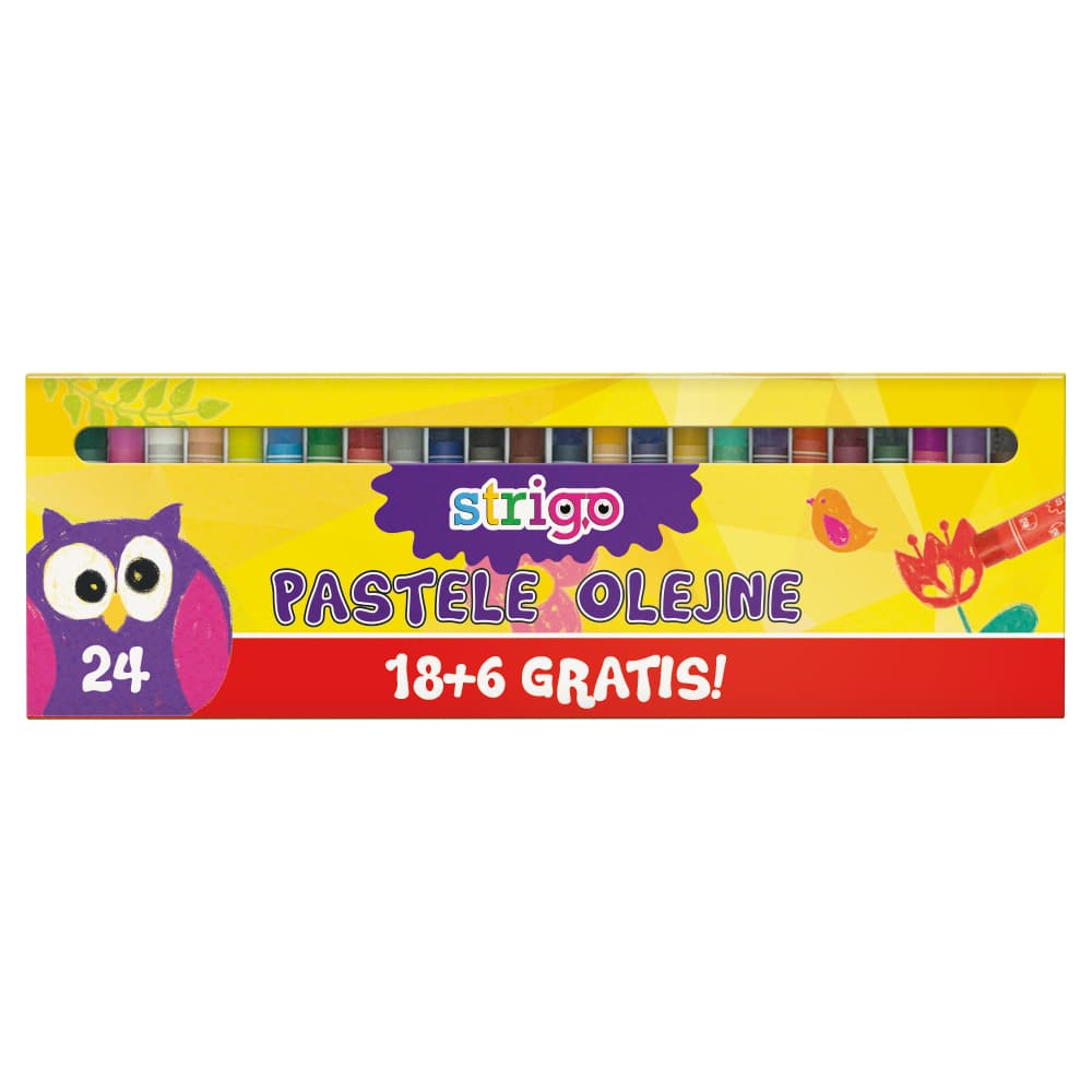 Pastele Olejne 24  kolory SSC028 Strigo