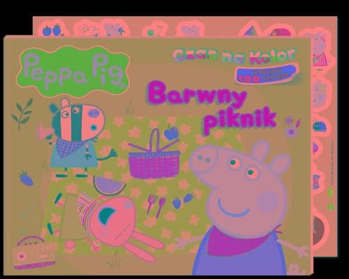 Peppa Pig Czas na kolor Barwny piknik