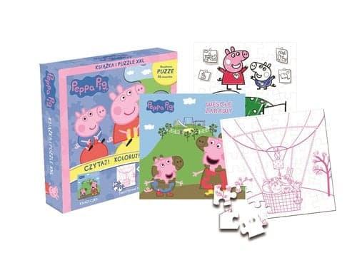 Peppa Pig Czytaj! Koloruj! Baw się!