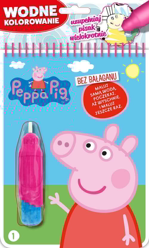 Peppa Pig Wodne kolorowanie Część 1