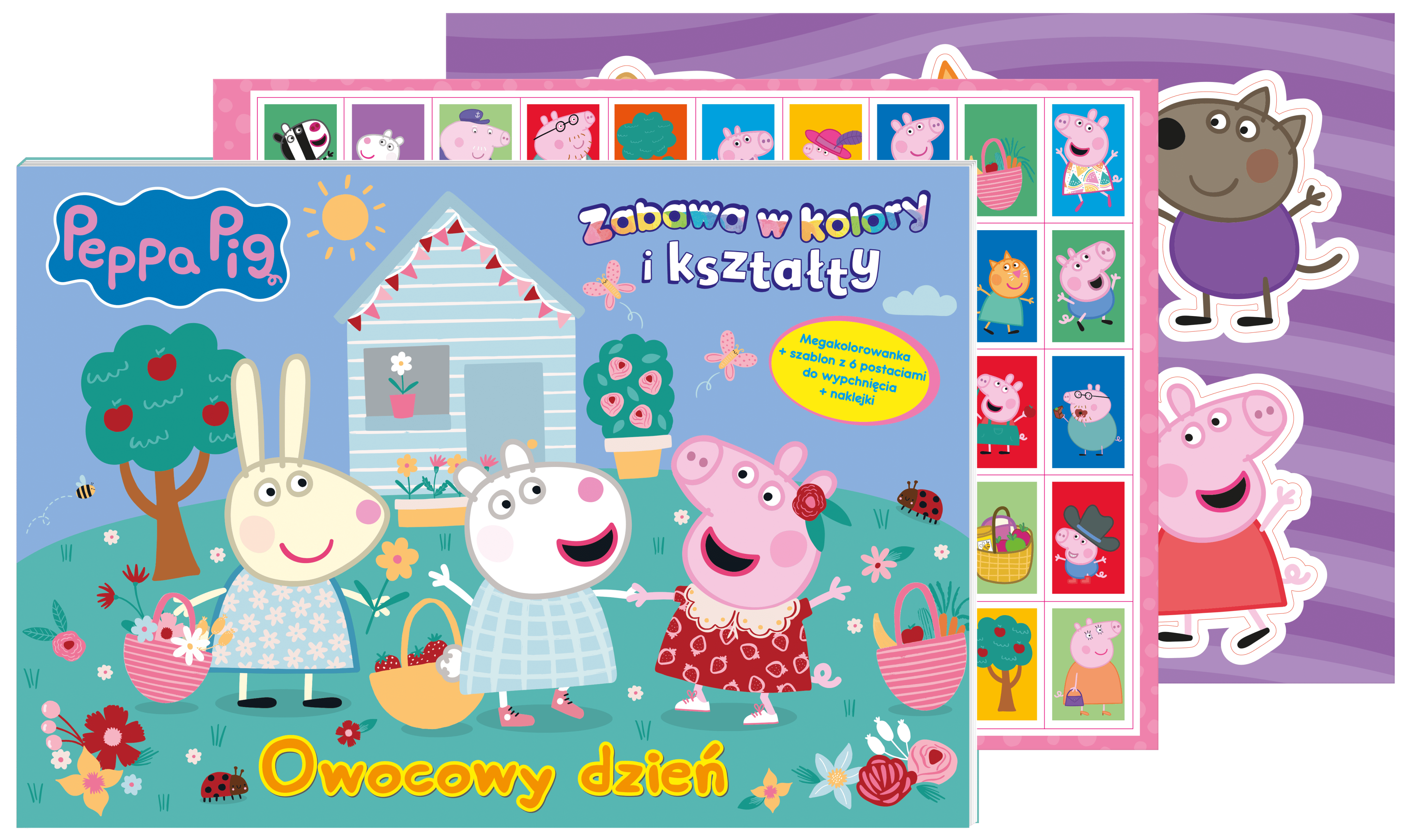 Peppa Pig. Zabawa w kolory i kształty. Owocowy dzień Peppa Pig. Zabawa w kolory i kształty. Owocowy dzień