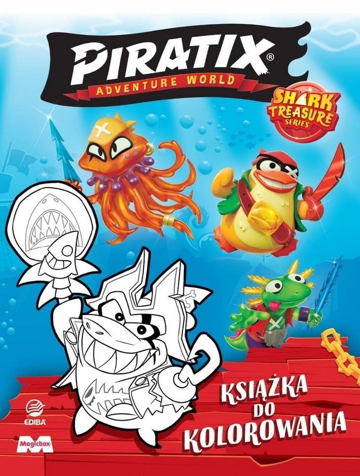 Piratix - książka do kolorowania
