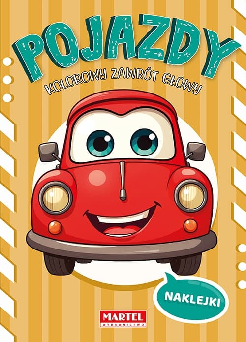 Pojazdy. Kolorowy zawrót głowy. Kolorowanka z naklejkami