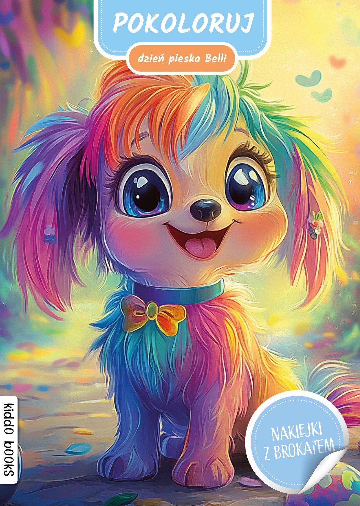 Pokoloruj dzień pieska Belli