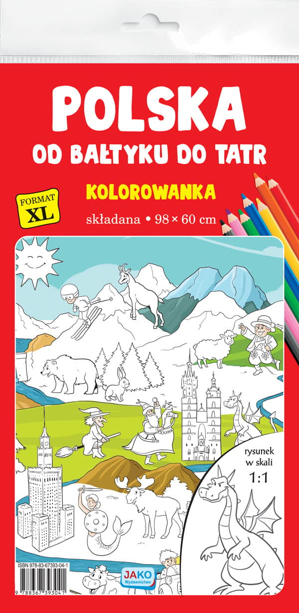 Polska. Od Bałtyku do Tatr. Kolorowanka XL