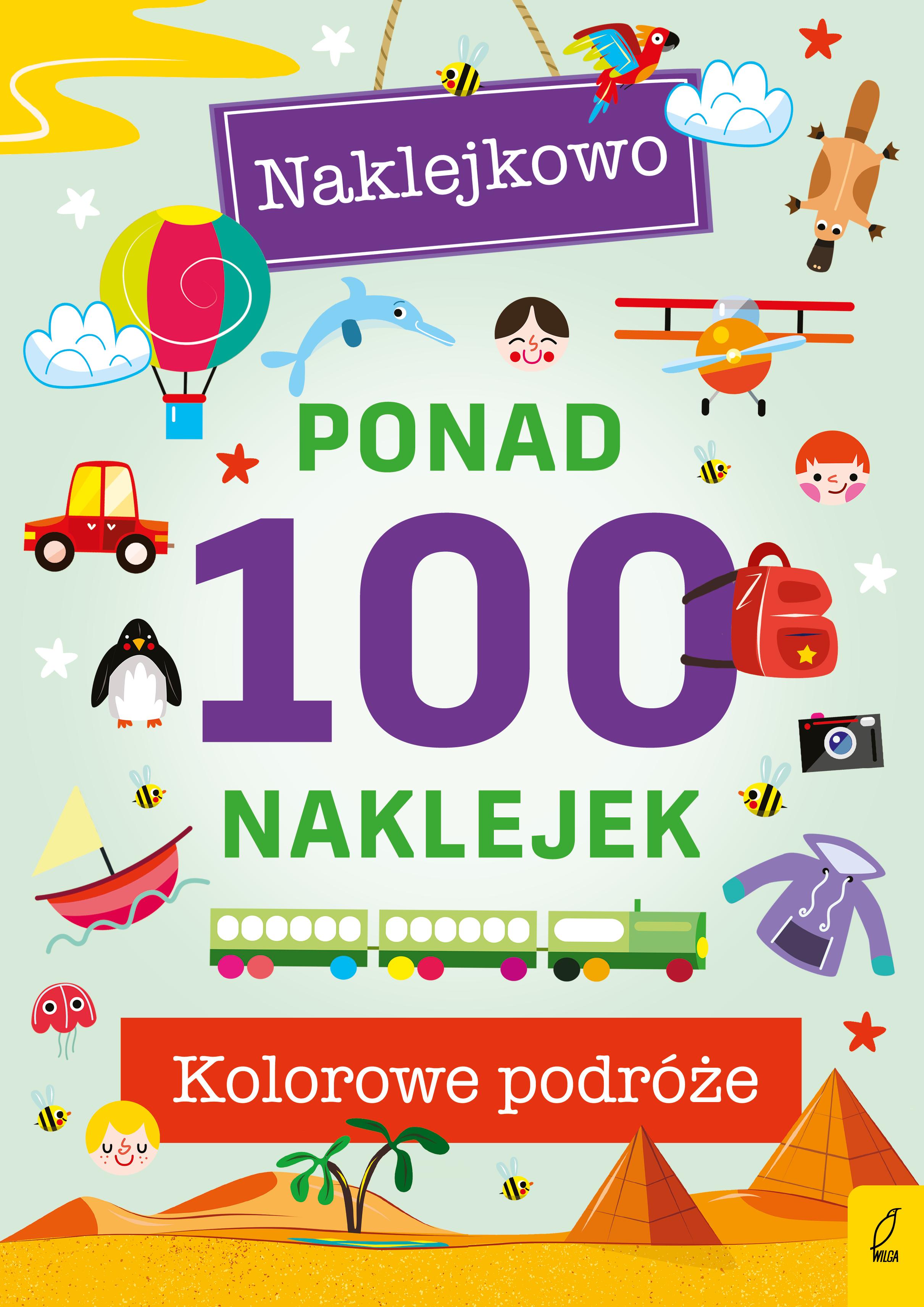 Ponad 100 naklejek Kolorowe podróże Naklejkowo