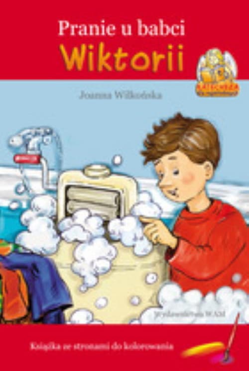 Pranie u babci Wiktorii. Książka ze stronami do kolorowania