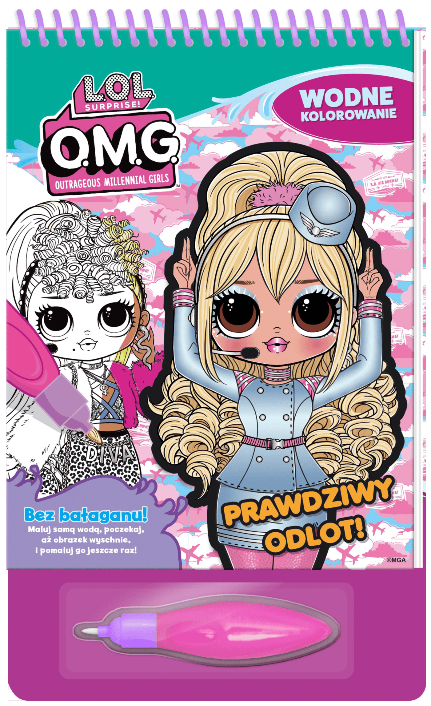 Prawdziwy odlot. L.O.L. Surprise! Wodne kolorowanie