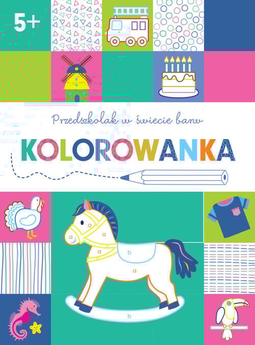 Przedszkolak w świecie barw. Kolorowanka 5+
