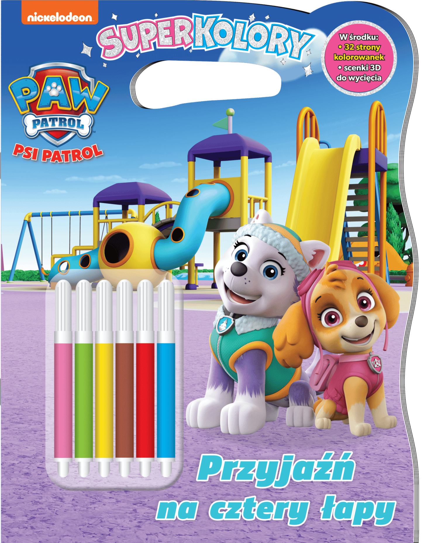 Przyjaźń na 4 łapy. Psi Patrol. Superkolory