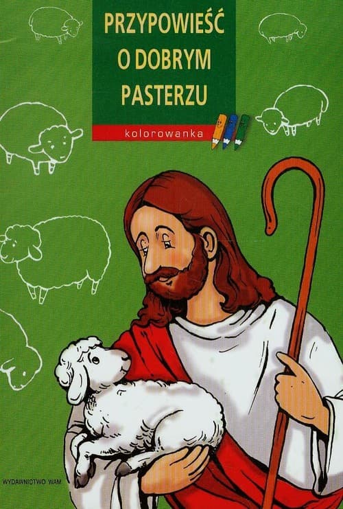 Przypowieść o dobrym pasterzu. Kolorowanka