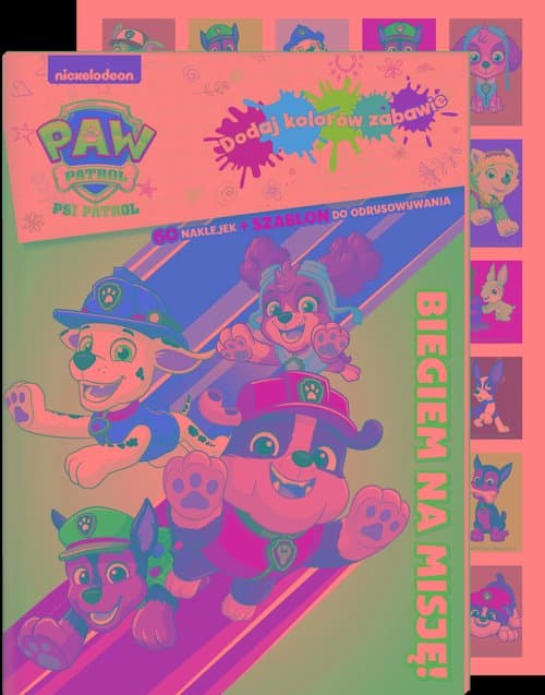 Psi Patrol. Dodaj kolorów zabawie. Biegiem na misję Psi Patrol. Dodaj kolorów zabawie. Biegiem na misję