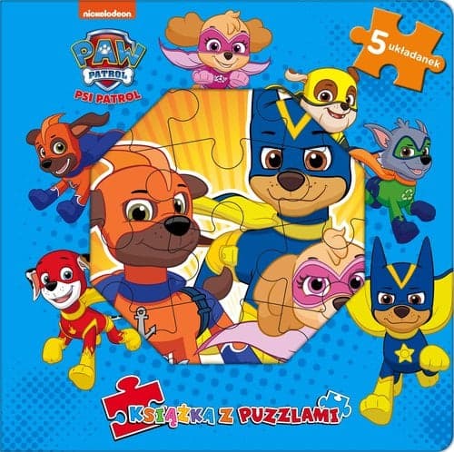 Psi Patrol Książka z puzzlami