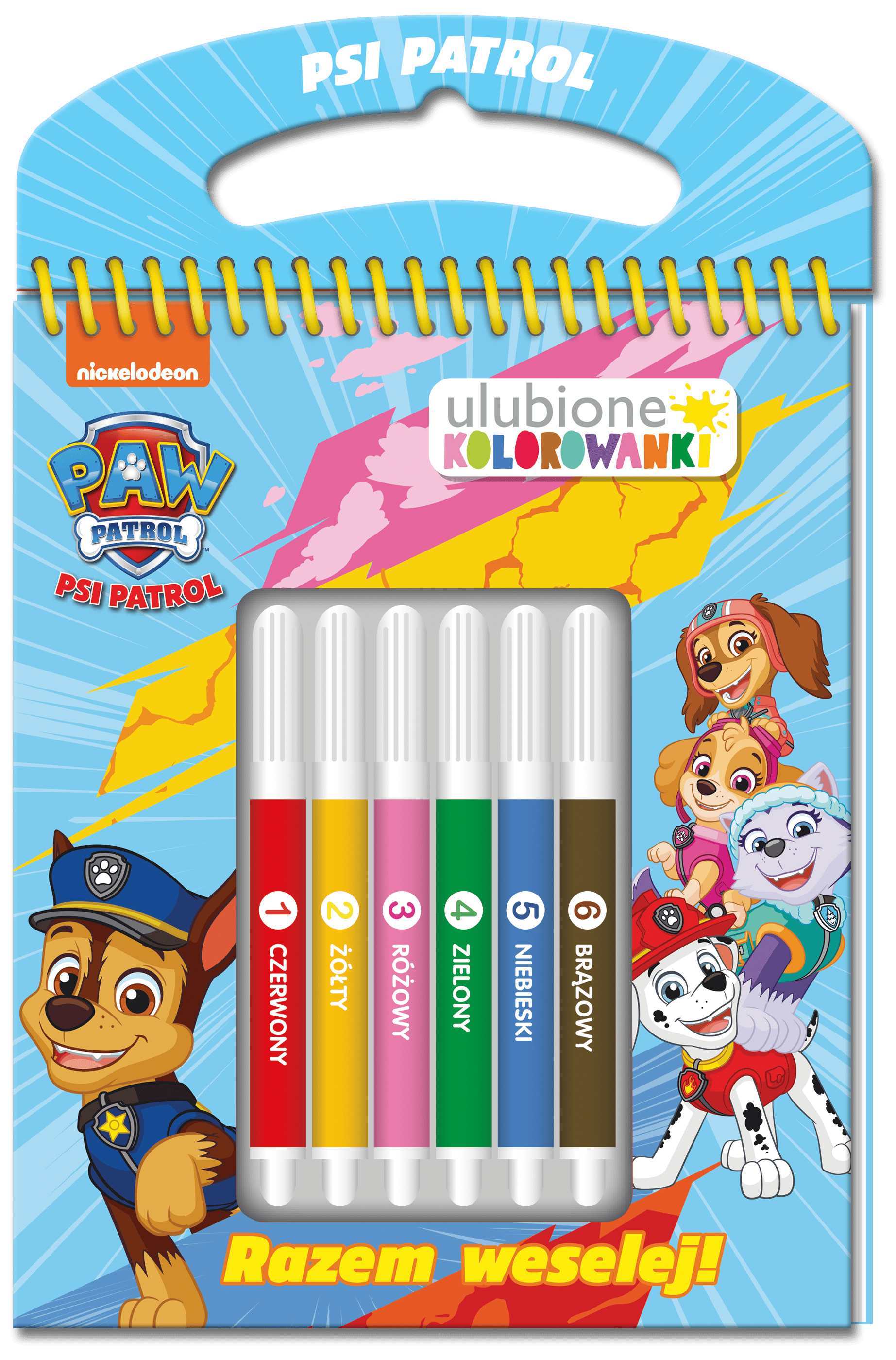 Psi Patrol Ulubione kolorowanki cz.2 Razem weselej