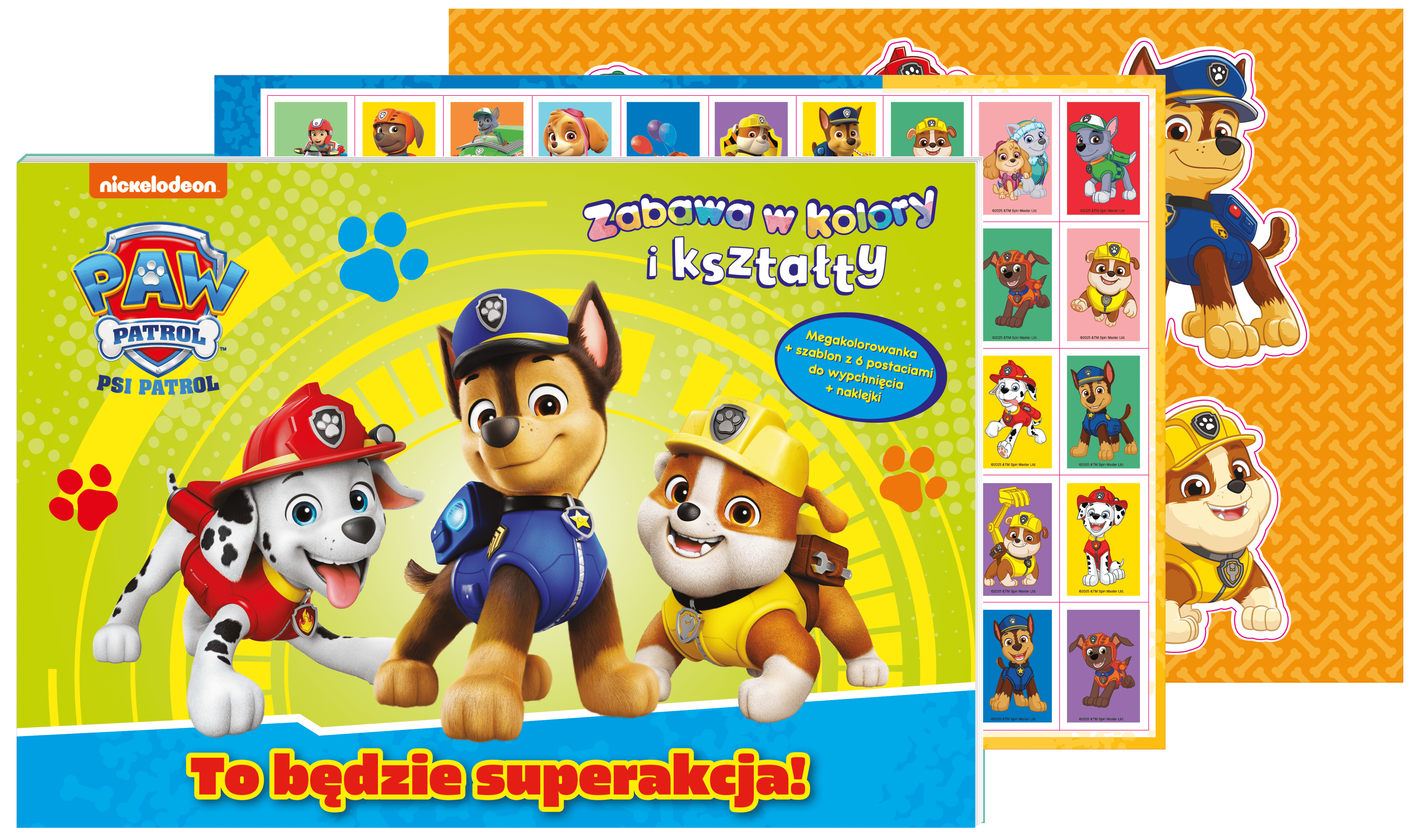 Psi Patrol. Zabawa w kolory i kształty. Co za akcja! Psi Patrol. Zabawa w kolory i kształty. Co za akcja!