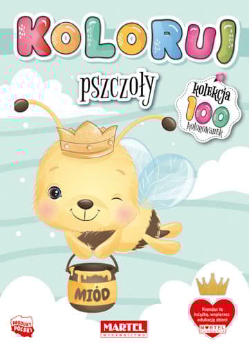 Pszczoły. Koloruj