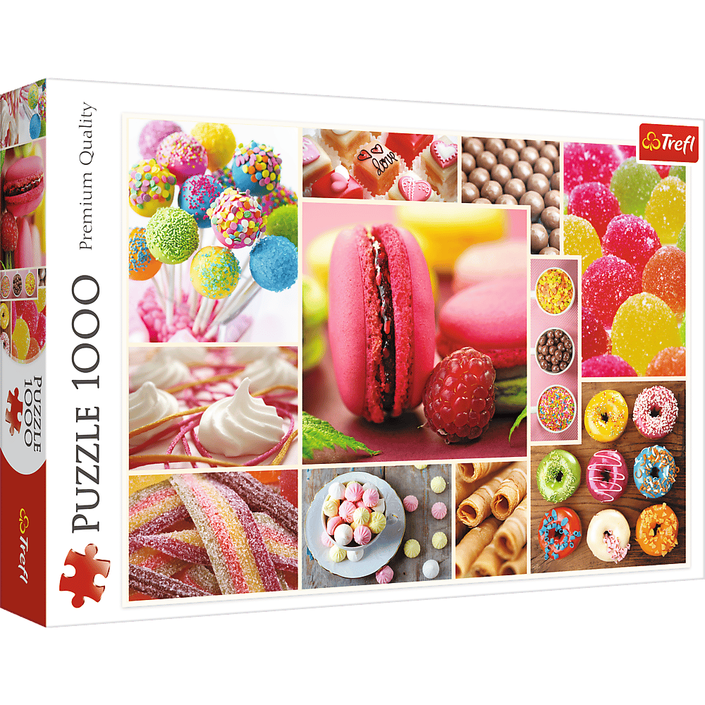Puzzle 1000 Cukierki kolaż 10469